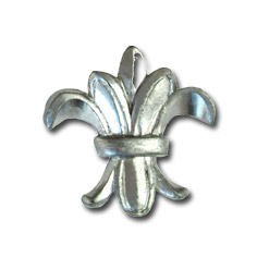 Fleur de lys silber