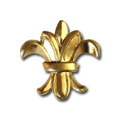 Fleur de lys gold