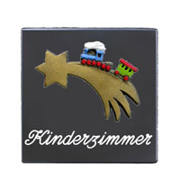 Hinweisschild Kinderzimmer