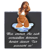 Sprücheschild Was immer Sie sich....