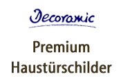 Premium Haustürschilder von Decoramic