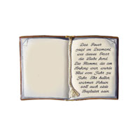 128 Buch mit Spruch zur Diamanten Hochzeit